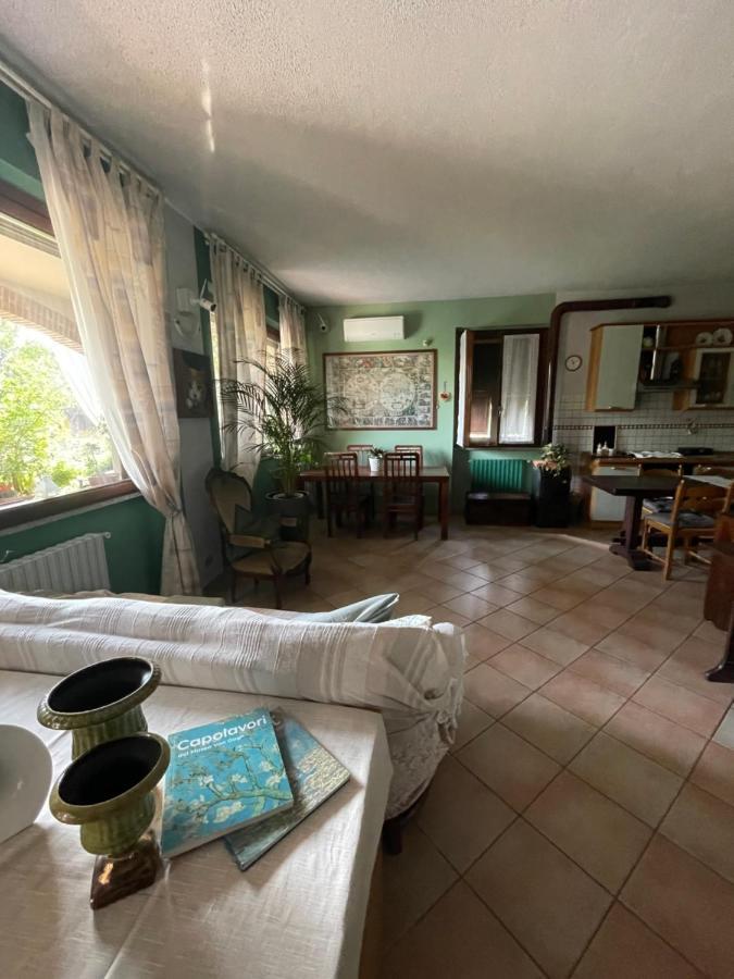 Il Giardino Di Emilia - Intero Appartamento In Villa Con Giardino Privato E Piscina Estiva Pontirolo Nuovo Bagian luar foto